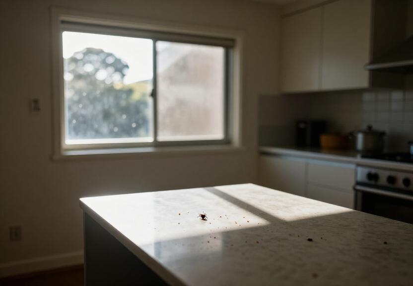 Bee hive in a garage corner in Warwick Farm